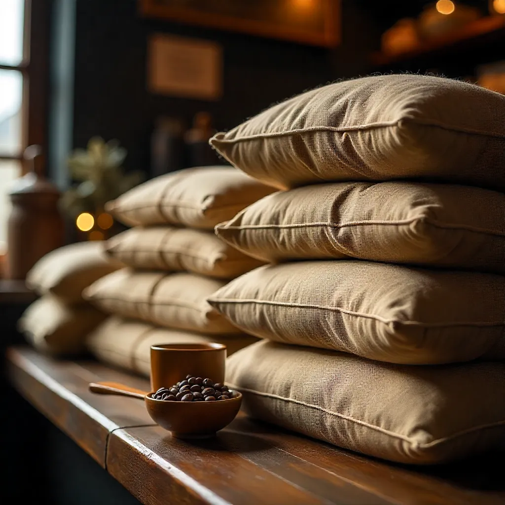 Coffee cupping session in progress